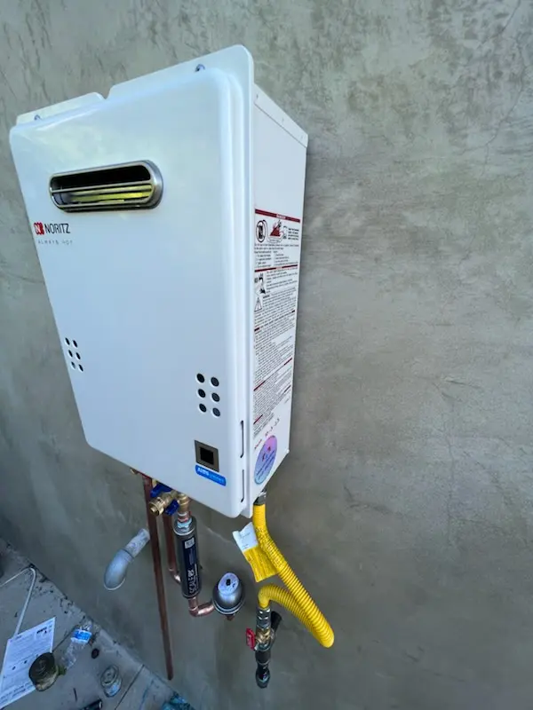 Tankless water heater installation for Turnersville homes