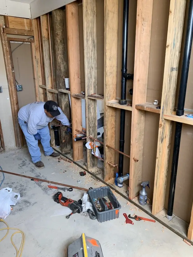 Commercial rough-in plumbing for Water Heater Replacement in Turnersville